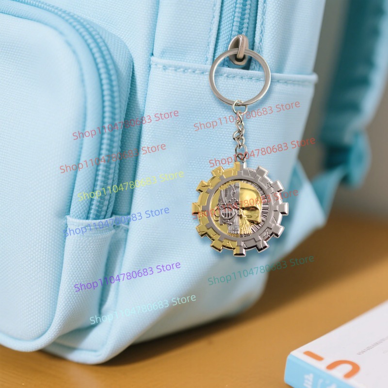 Vintage Collectible Ornaments - 40Kアデプタス・メカニカスキーホルダー ヴィンテージメタルバックパックオーナメント ゲーム周辺機器コレクタブルハンギングアクセサリー ゲーマーへのギフト