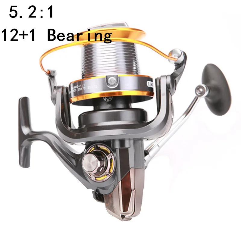 Developing Tank Reel - 海釣り用スピニングホイール,3-9000シリーズ,12 1ベアリング,釣り道具アクセサリー