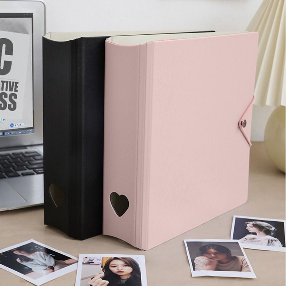 Polaroid Photo Album - A5 マカロンカラー中空アルバム新 PP フォトカードバインダー写真収集フォトフォルダーカード収納アルバム収納文具