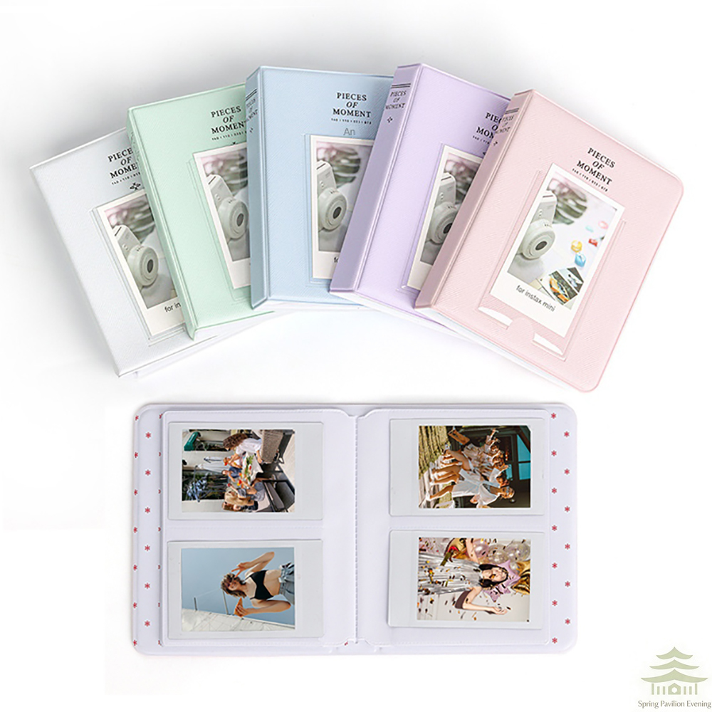 Polaroid Photo Album - 64 ポケットフォトアルバム富士フイルムインスタックスミニ 12/11/9 ウェディングフォトアルバム富士フイルムインスタックスミニフィルムインスタックス用