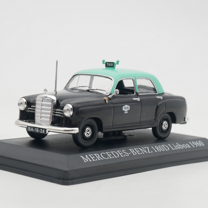 Vintage Collectible Classics - IXO 1:43スケール ダイキャスト合金 1960年式 ベンツ180D タクシー