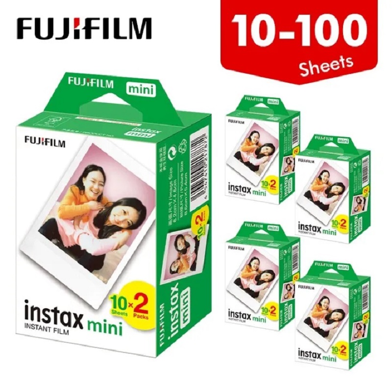 Super 8 Film Reel - 富士フイルム インスタックス ミニフィルム ホワイトエッジ 10枚、20枚、40枚、60枚、80枚、100枚入り。富士フイルム インスタントカメラ