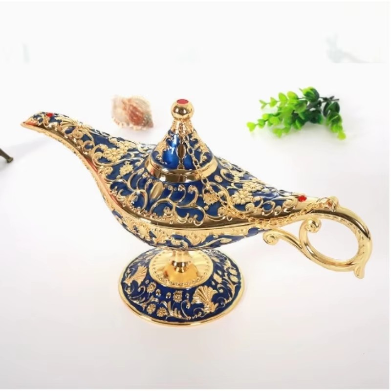 ヴィンテージ魔法の伝説アラジン魔神ランプ家庭用結婚式のテーブ - Collectible Vintage Lamps のレビューと価格