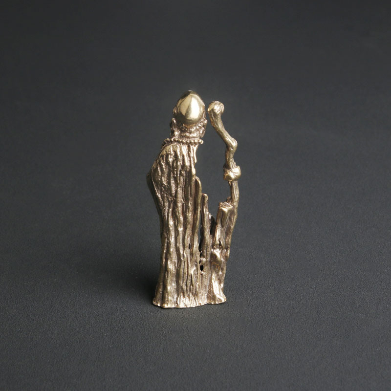 ヴィンテージ真鍮禅師ダルマ像デスクトップ装飾彫刻工芸品収集品 - Vintage Collectible Ornaments のレビューと価格