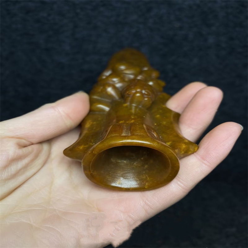 中国コレクション アンティーク工芸品 翡翠彫刻 休玉 古翡翠 - Vintage Collectible Ornaments のレビューと価格