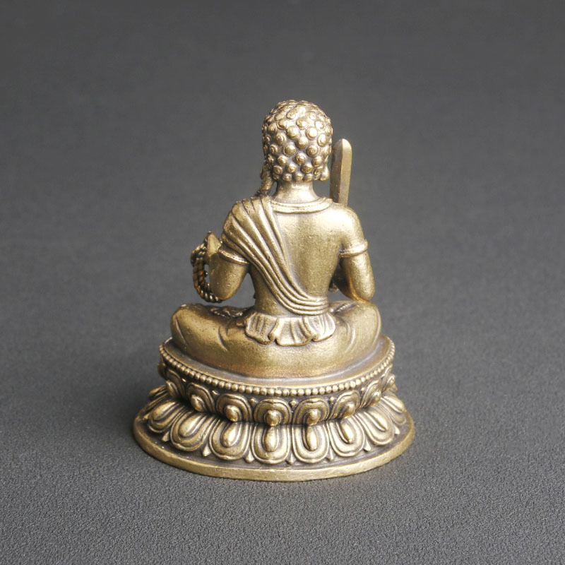ヴィンテージ真鍮製不動明王仏像デスクトップ装飾彫刻物礼拝像工 - Vintage Collectible Ornaments のレビューと価格