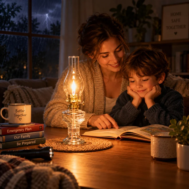 ゴシック調のアンティークオイルランプ、レトロなガラス製ランタ - Collectible Vintage Lamps のレビューと価格