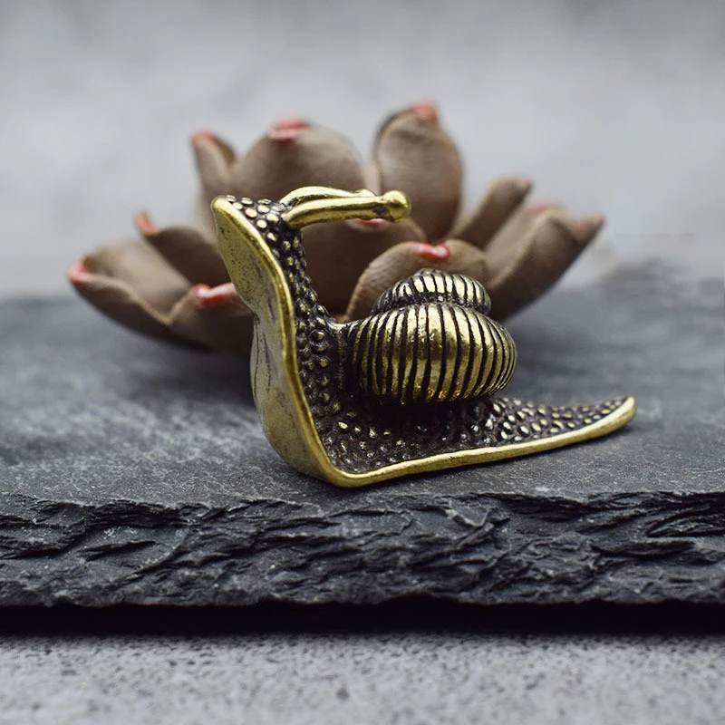 ヴィンテージ純銅ペットティーカタツムリオーナメント、ミニカタ - Vintage Collectible Ornaments のレビューと価格
