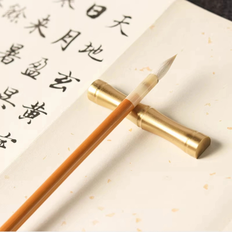 ヴィンテージ真鍮製竹節ペーパーウェイト 中国書道絵画用紙押さ - Vintage Collectible Ornaments のレビューと価格