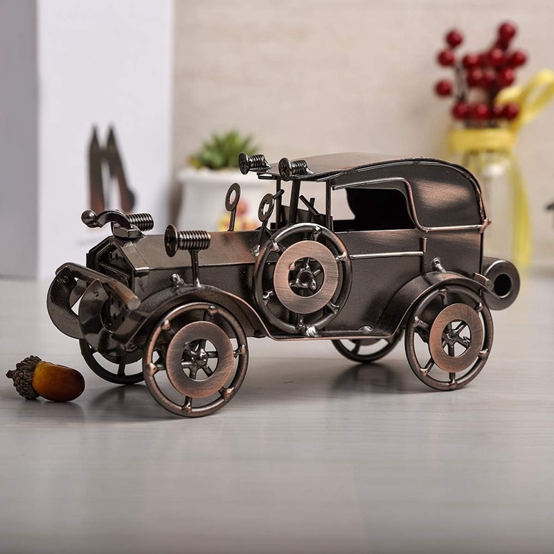 金属製アンティークヴィンテージカーモデル手作りコレクション、 - Vintage Collectible Ornaments のレビューと価格