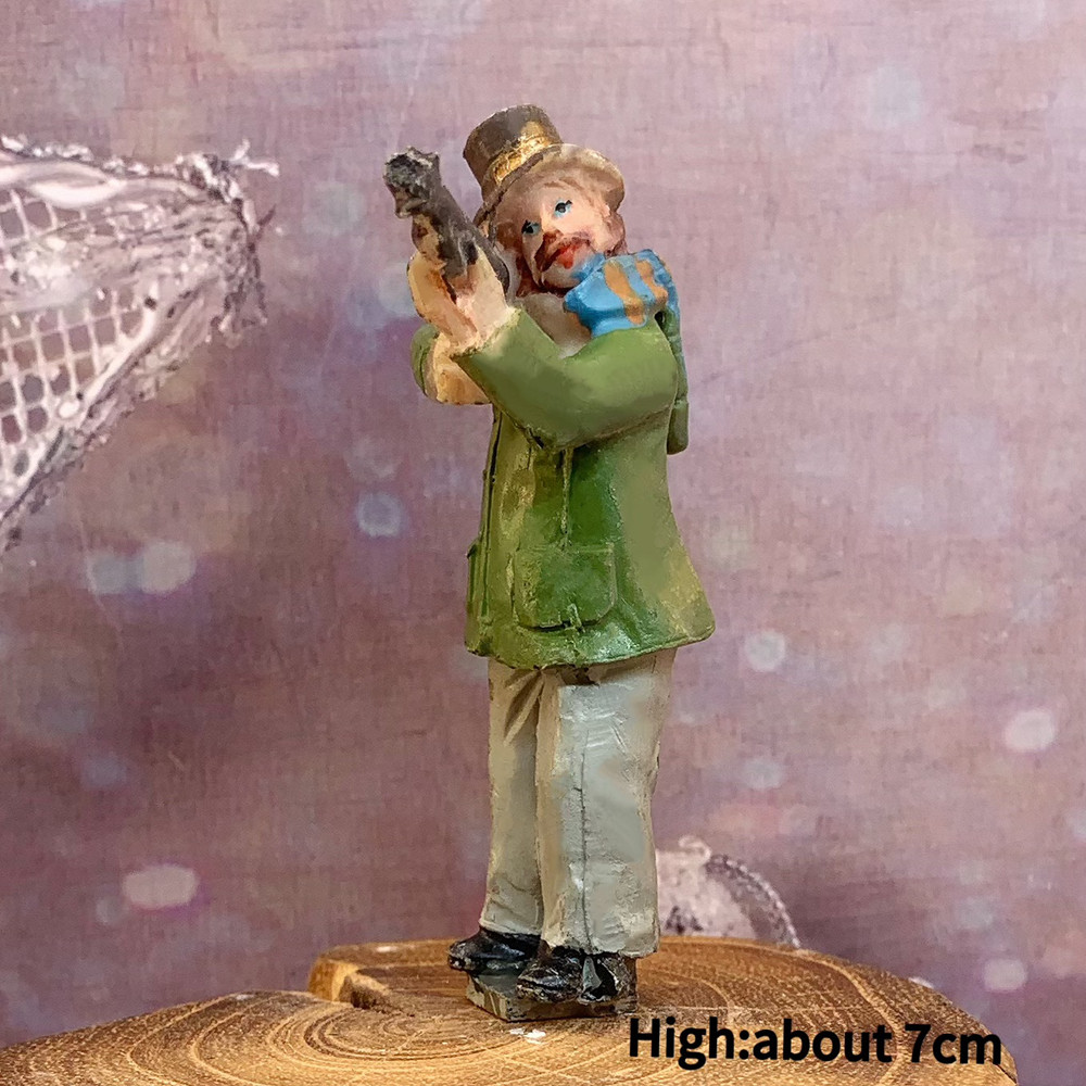 ヴィンテージ風ビクトリア朝の冬の街並みミニ樹脂製フィギュア、 - Vintage Collectible Ornaments のレビューと価格