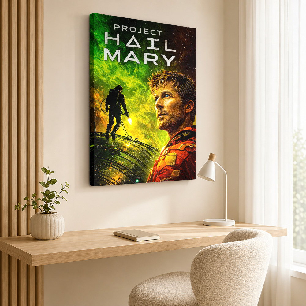プロジェクト・ヘイル・メアリー映画キャンバスポスター、カスタ - Vintage Collectible Posters のレビューと価格