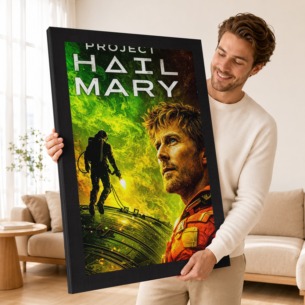 プロジェクト・ヘイル・メアリー映画キャンバスポスター、カスタ - Vintage Collectible Posters のレビューと価格