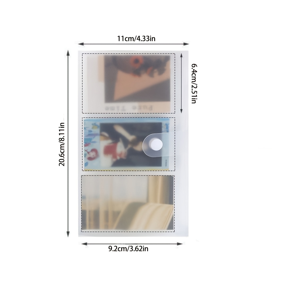 3インチの大容量240枚収納アルバム - 3グリッドデザイン - Polaroid Photo Album のレビューと価格