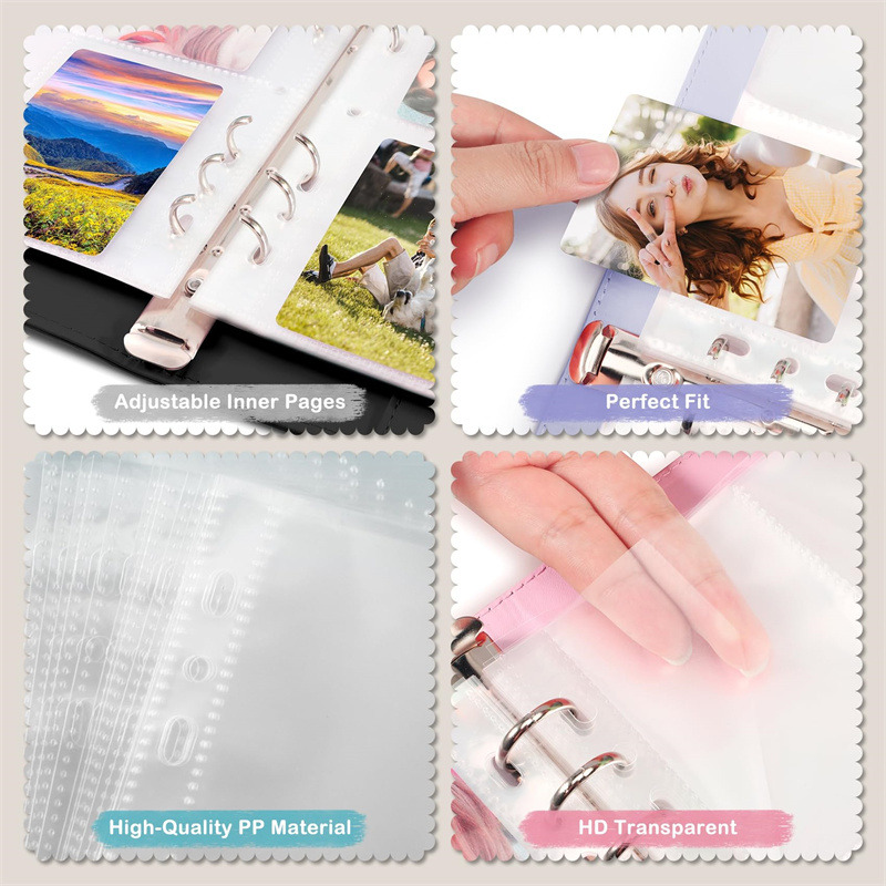 25枚入り（4グリッド）フォトカードA5バインダー KPOP - Polaroid Photo Album のレビューと価格