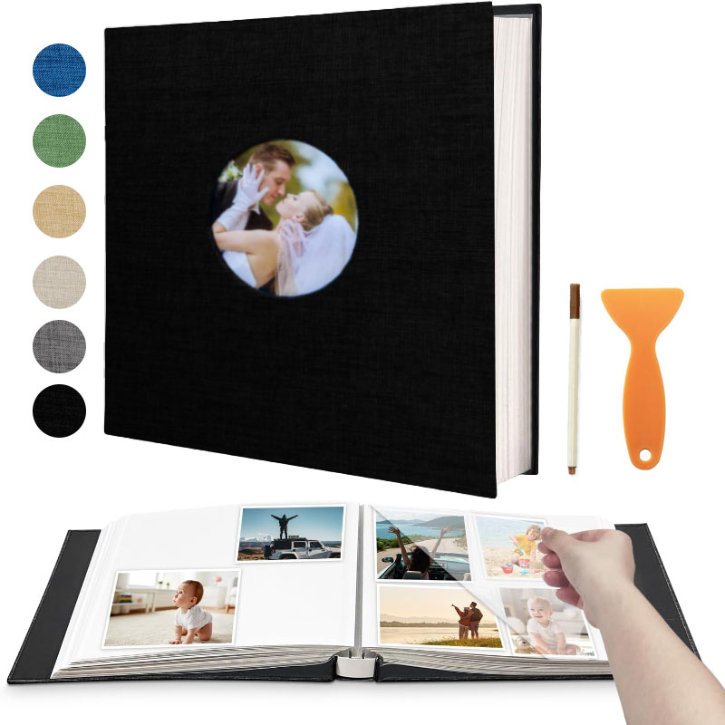 アルバム自己粘着スクラップブック 4 × 6 5 × 7 8 - Polaroid Photo Album のレビューと価格