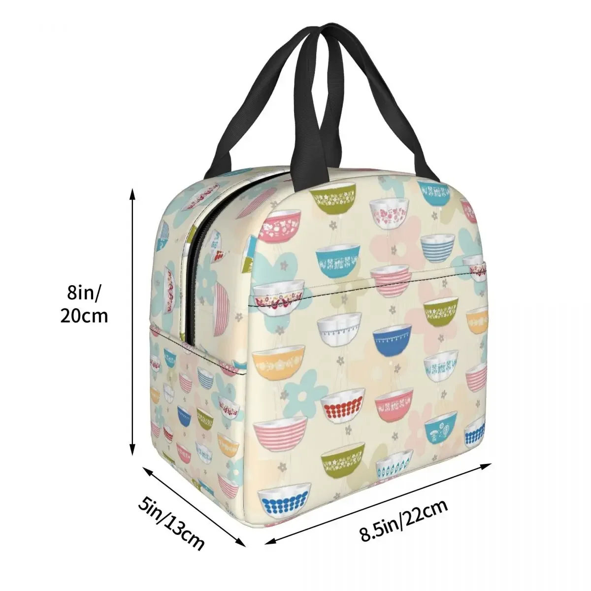 ヴィンテージパイレックスボウルコレクション 断熱ランチバッグ - Vintage Collectible Lunch Boxes のレビューと価格