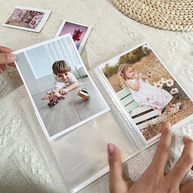 3/5/6/7インチ透明つや消しフォトアルバム、マルチサイズ - Polaroid Photo Album のレビューと価格